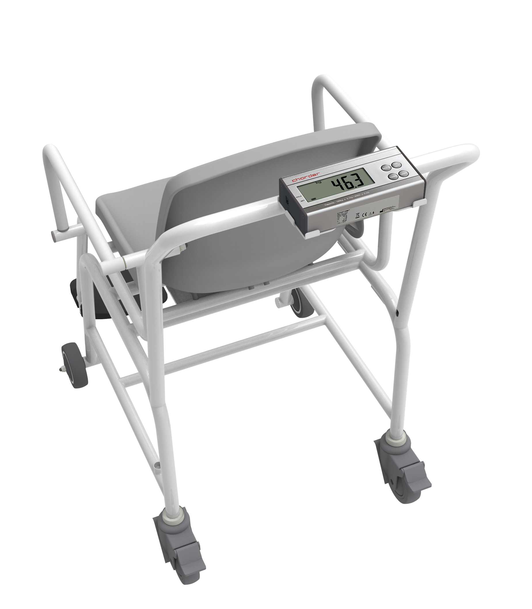 MS5850D w DP4510 indicator back view
